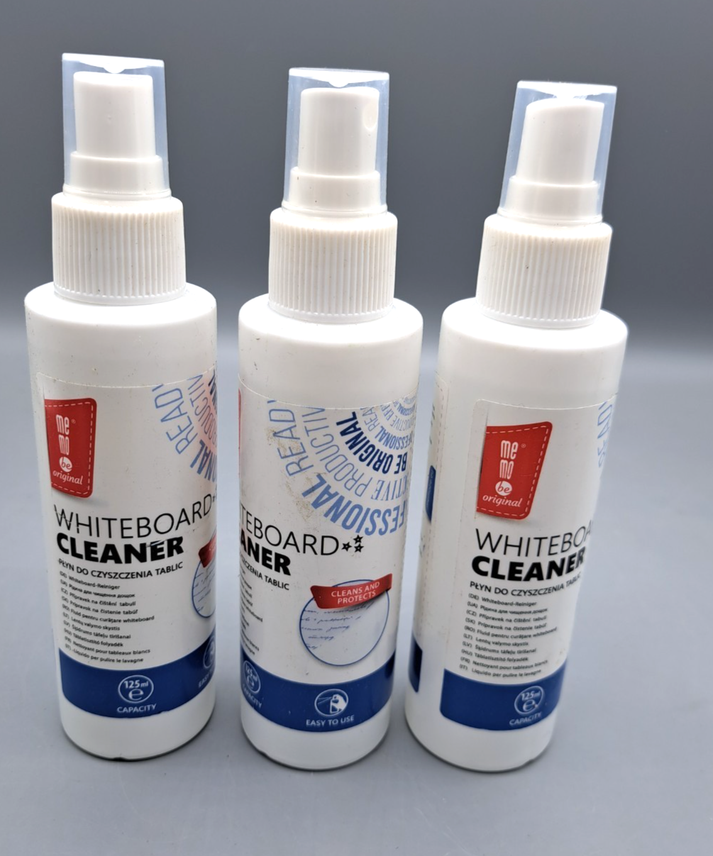 Memo Be Whiteboard Cleaner, 3 Stück je 125 ml